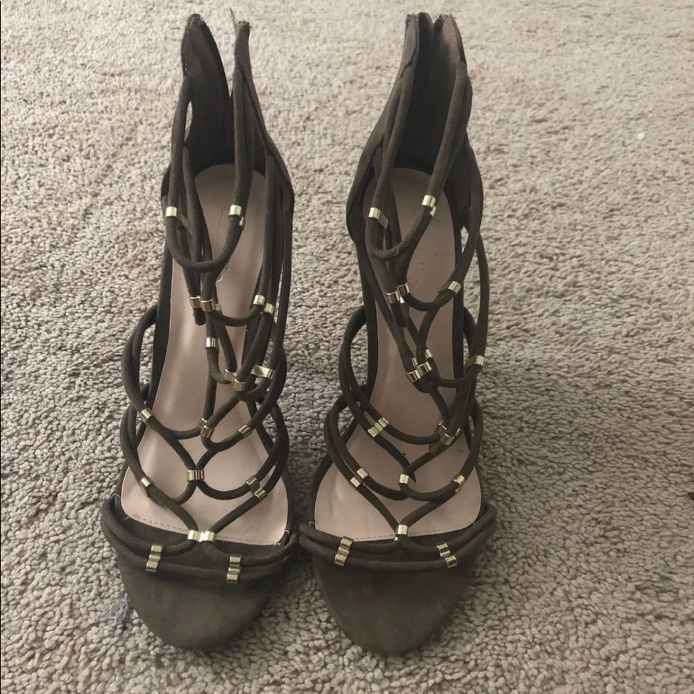 Olive Green Heels